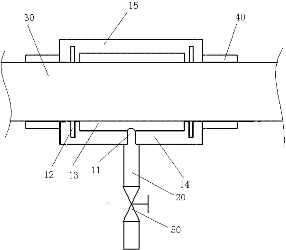 Punching assisting device for fiberglass pipe