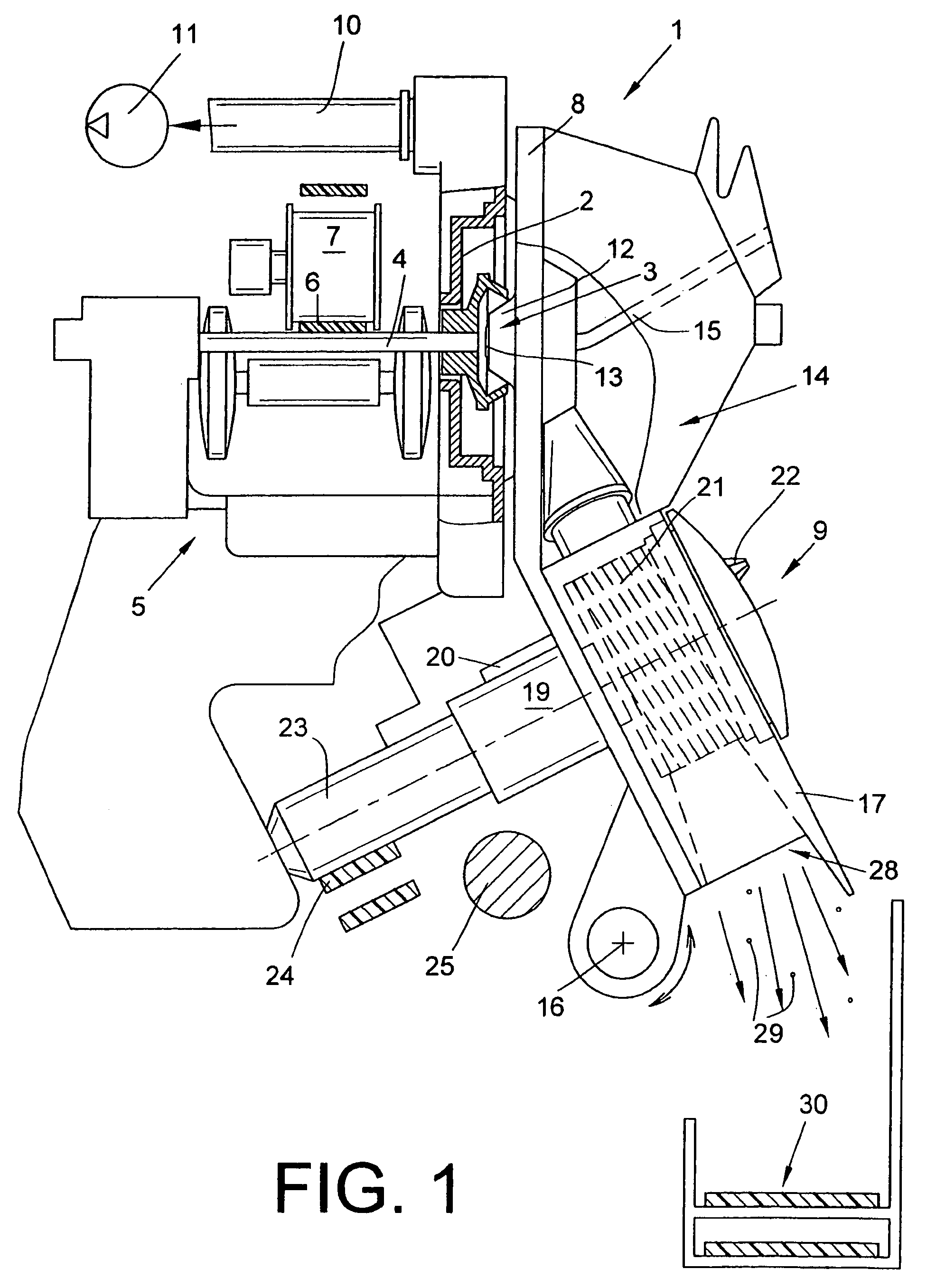 Fitting ring for an opening roller of an open-end spinning device