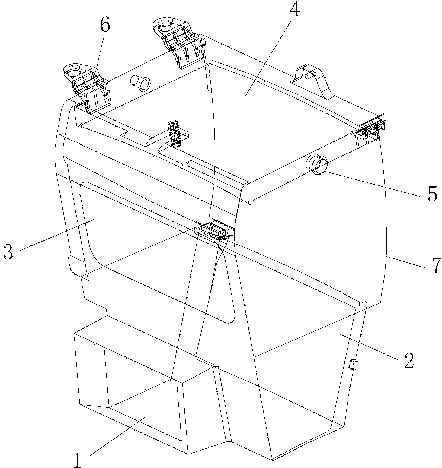 HUD (head up display) imaging display device for vehicles