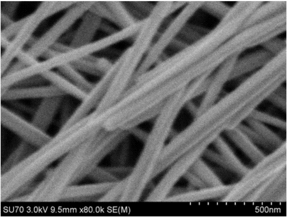 Core-shell structure Ag/TiO2/ZnO nanowire and preparation method for same