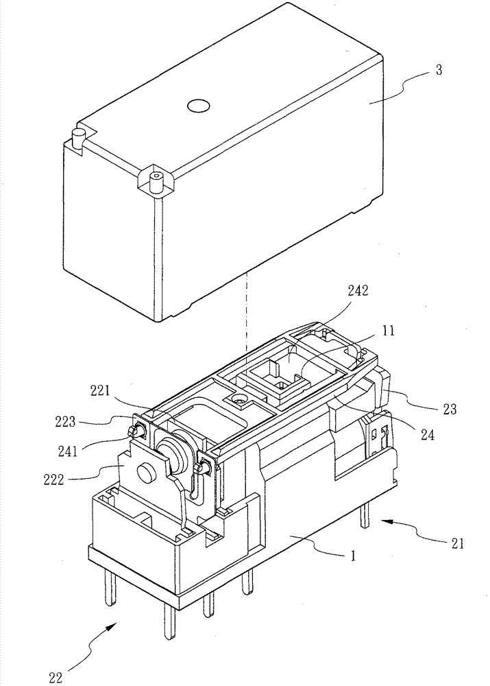 Improved relay structure