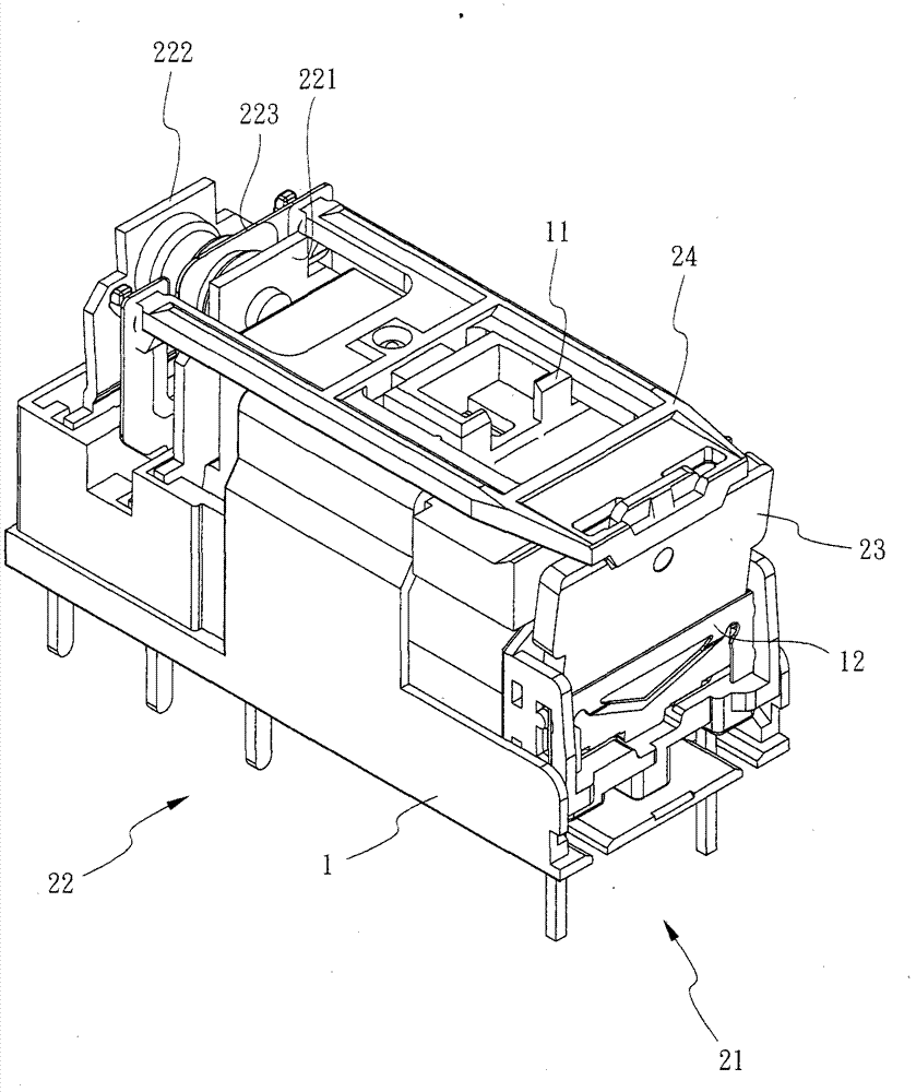 Improved relay structure