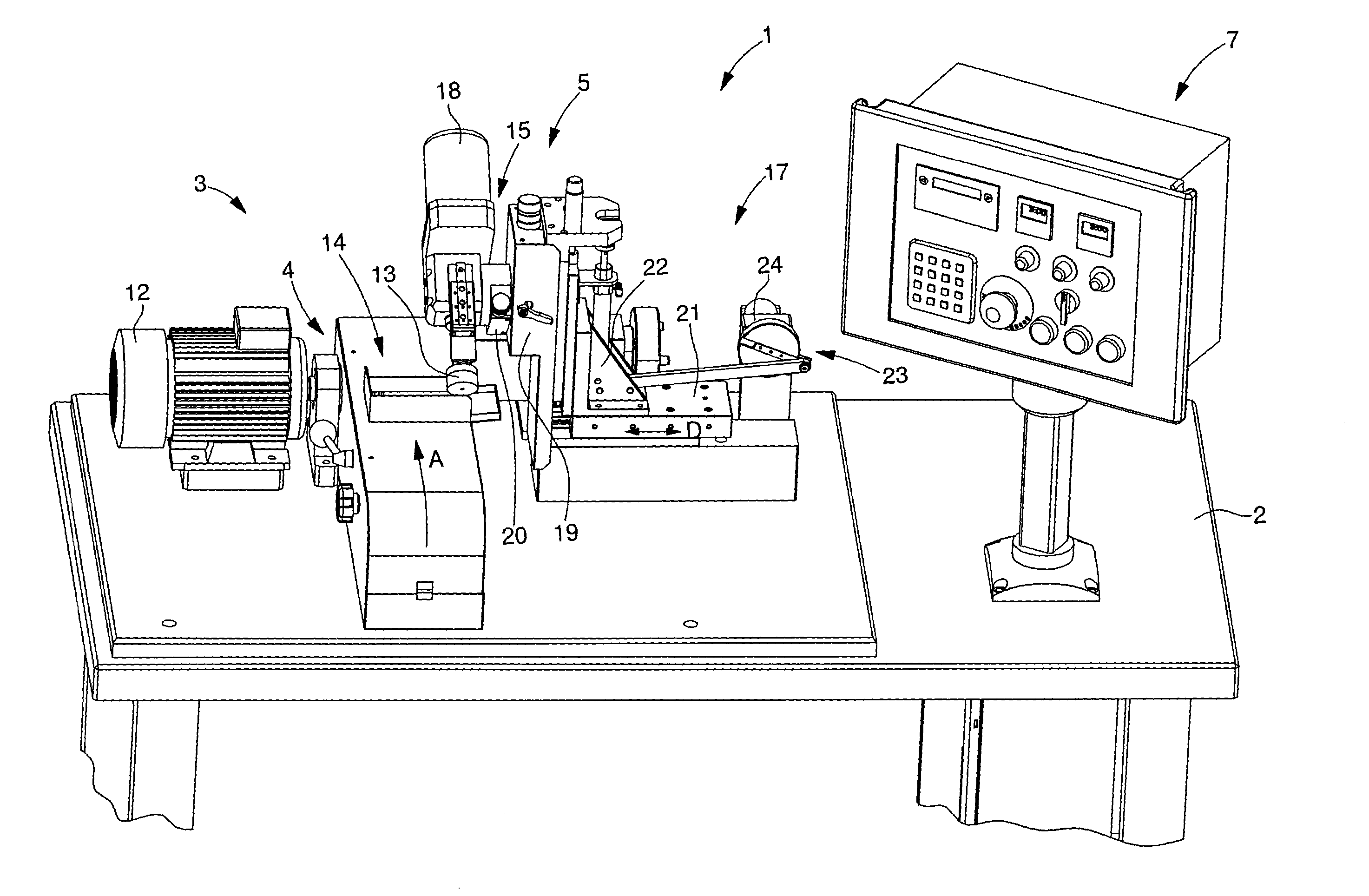 System for machining a bevel