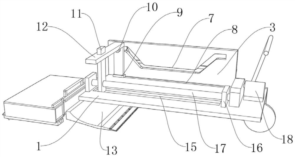 Moss sampling device for geographical environment investigation and use method