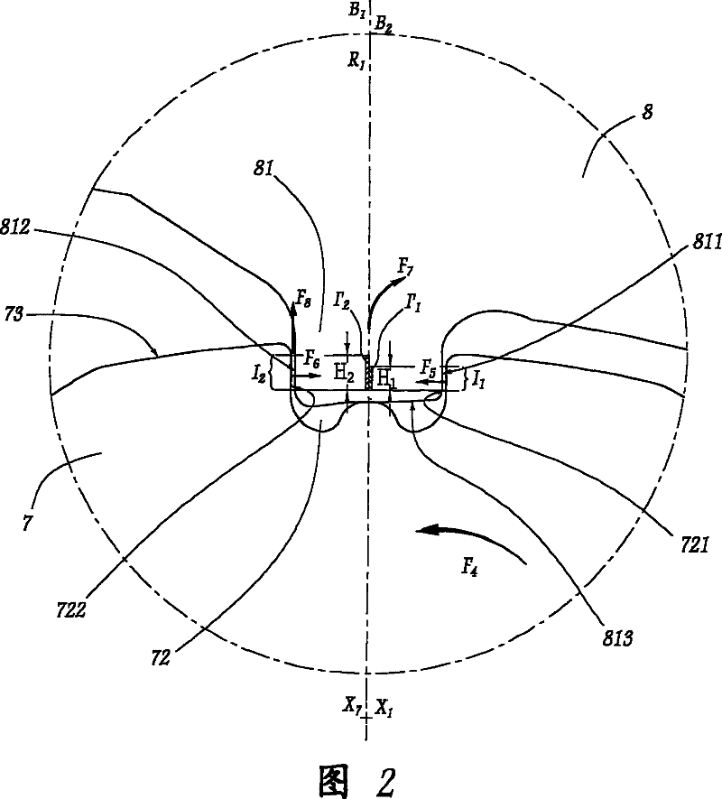 Rotary dobby, weaving loom equipped with such a dobby and driving element for such a dobby