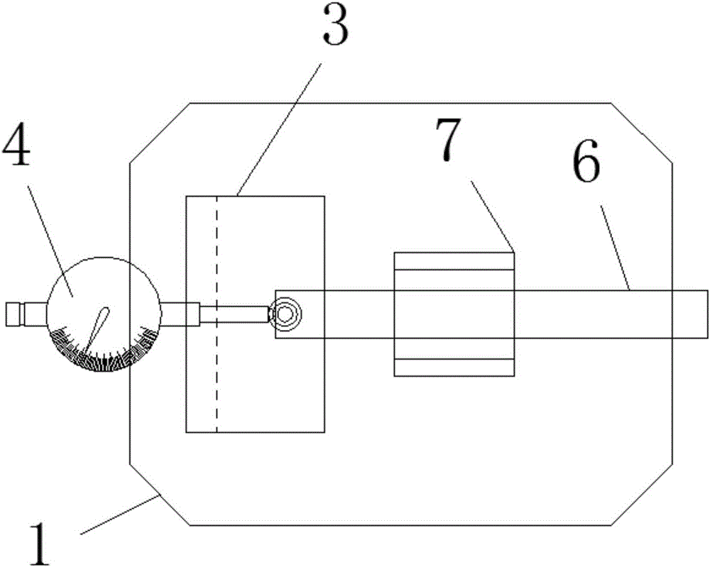 Verticality and symmetry degree testing tool for piston pin hole