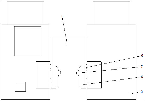 Vaccine inoculation device for disease epidemic-prevention of child and testing method