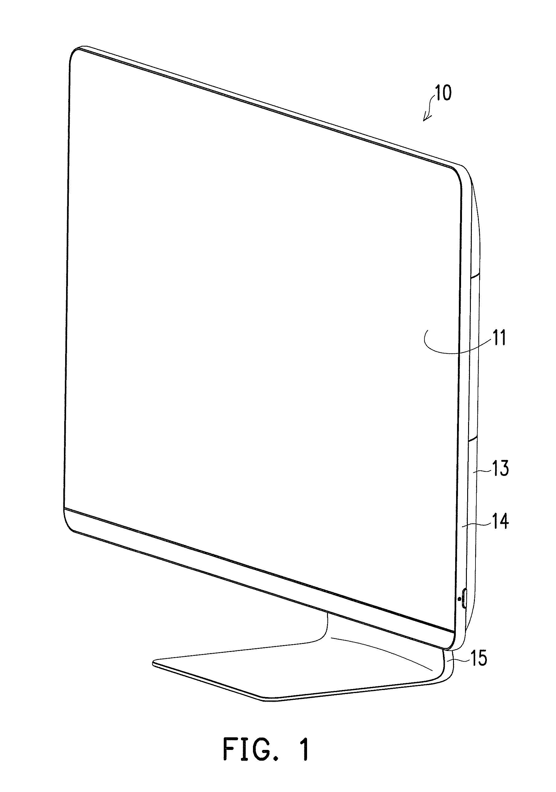 Fixing structure, electronic device and method for assembling an electronic device