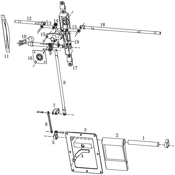 Intra-cabin and extra-cabin linkage type cabin door lock mechanism