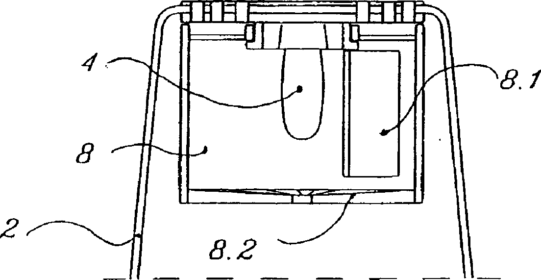 Temporary and/or emergency lighting system with inflatable bearing structure