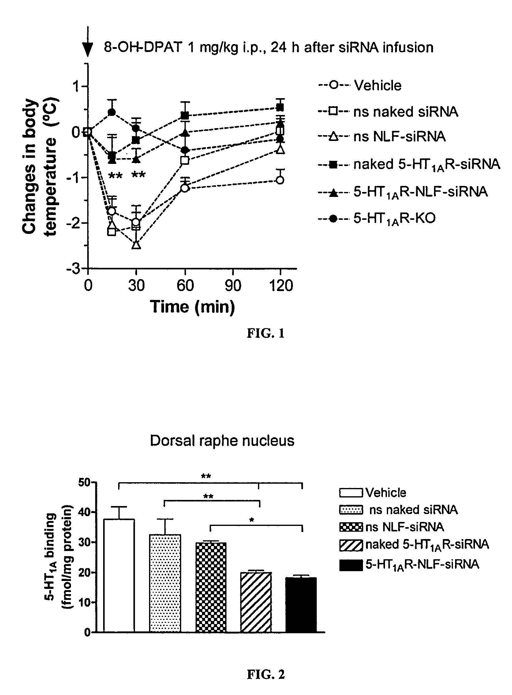 Compositions and methods for selective delivery of oligonucleotide molecules to specific neuron types