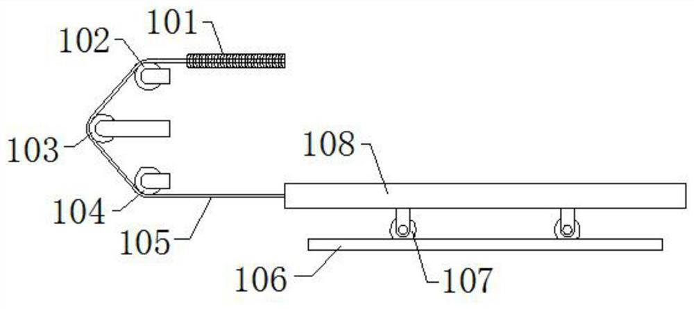 A glass cleaning device for glass production