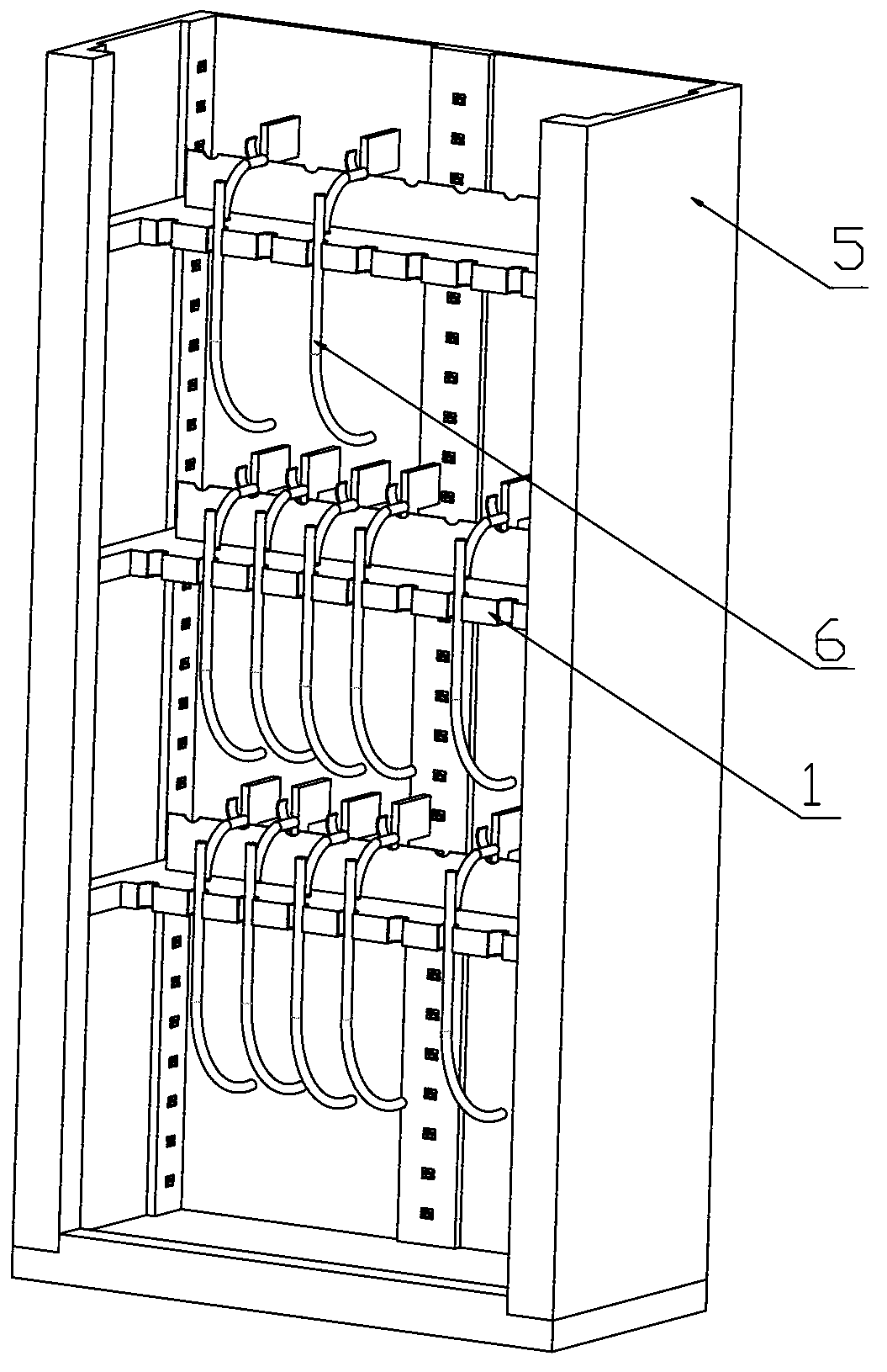 Climber storage device and using method thereof