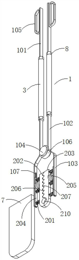 Grasping forceps with adjustable grasping force for abdominal surgery