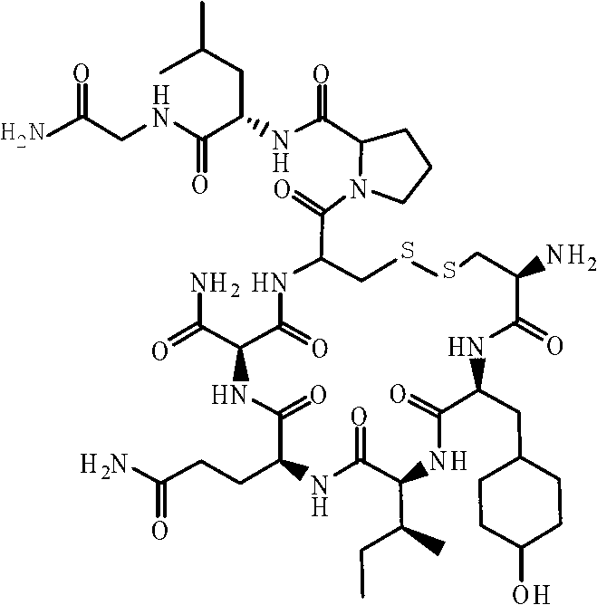 Solid-phase synthetic method of oxytocin