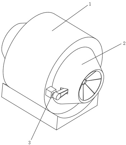 A steel slag stress decomposition and crushing processing device