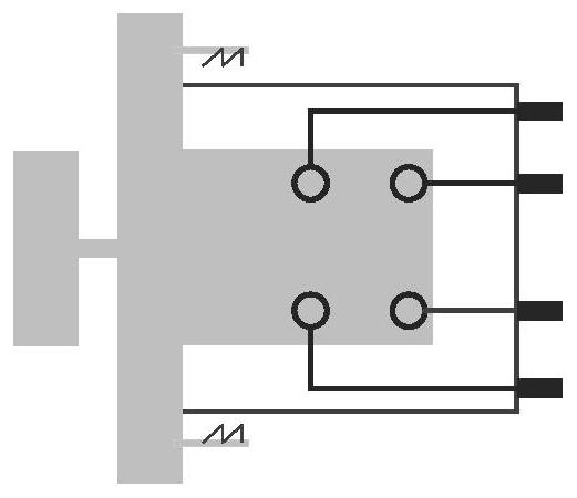 Universal change-over switch capable of being rapidly replaced