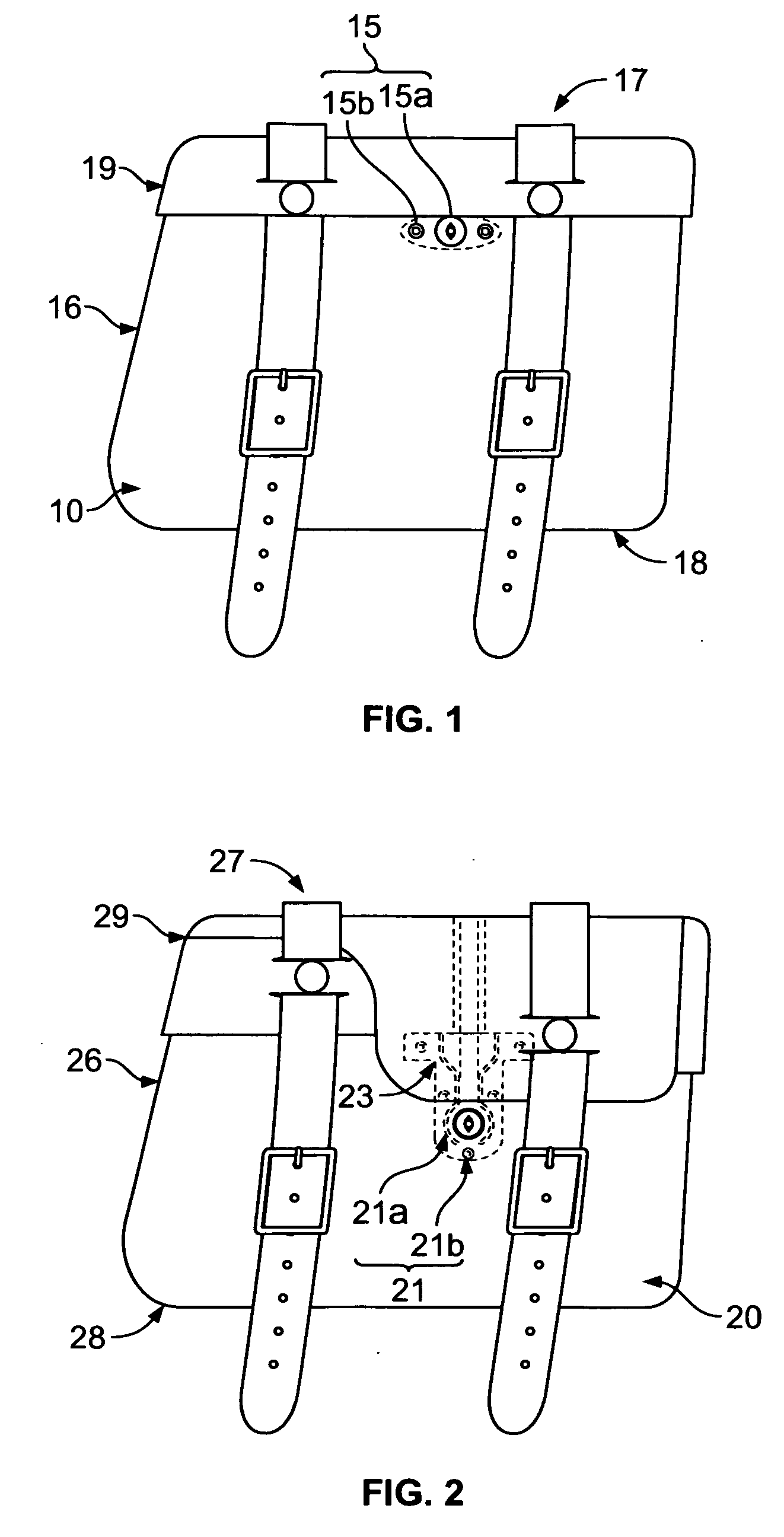 Semirigid motorcycle saddlebag universal lock assemby