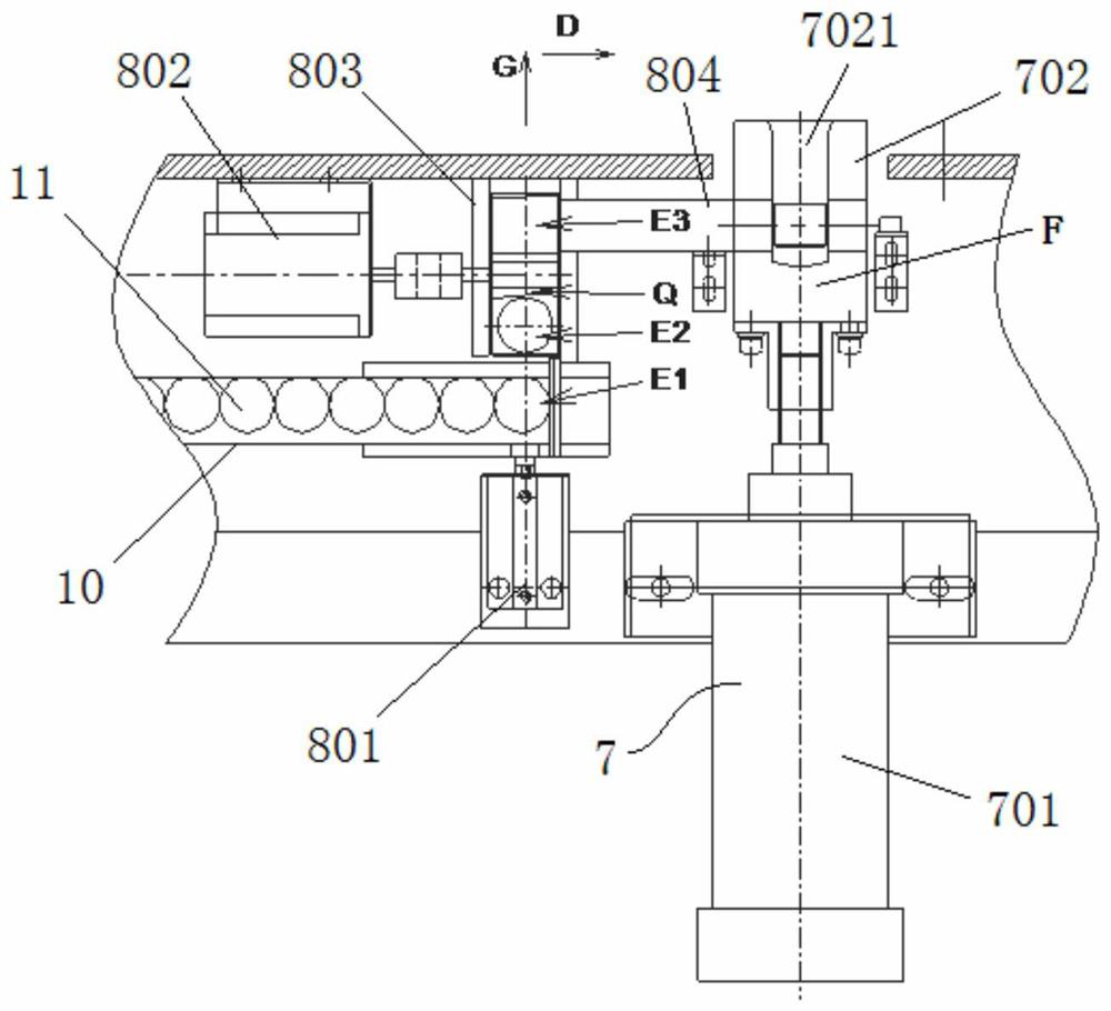 Fuse protector automatic cap pressing and discharging system