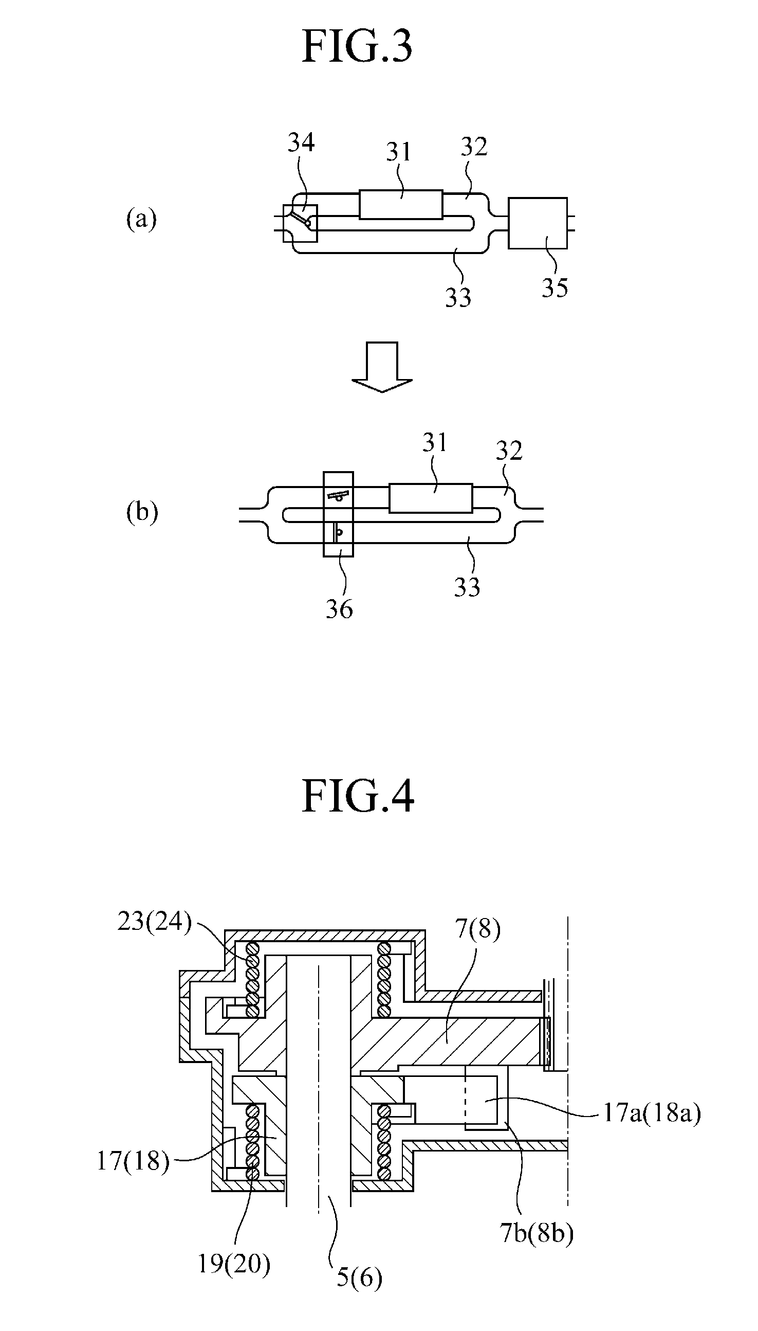 Valve opening and closing mechanism