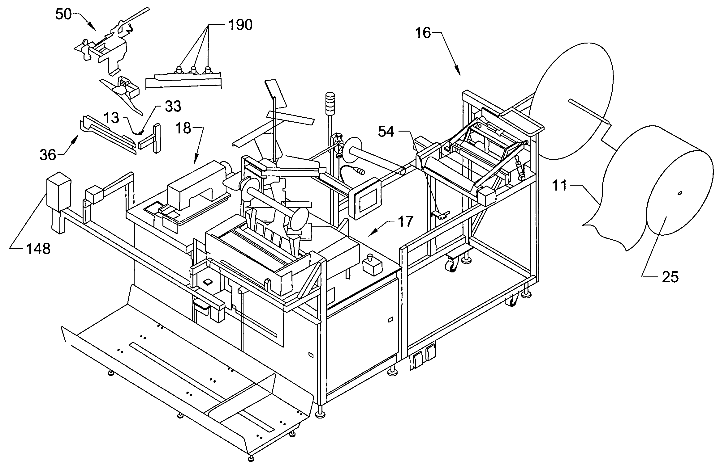 Label/tag inserter system