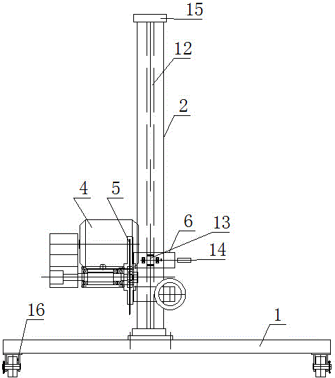 Multi-angle cutting adjusting device for suspended grinding machine