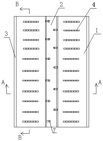 Truck washing tank for construction site