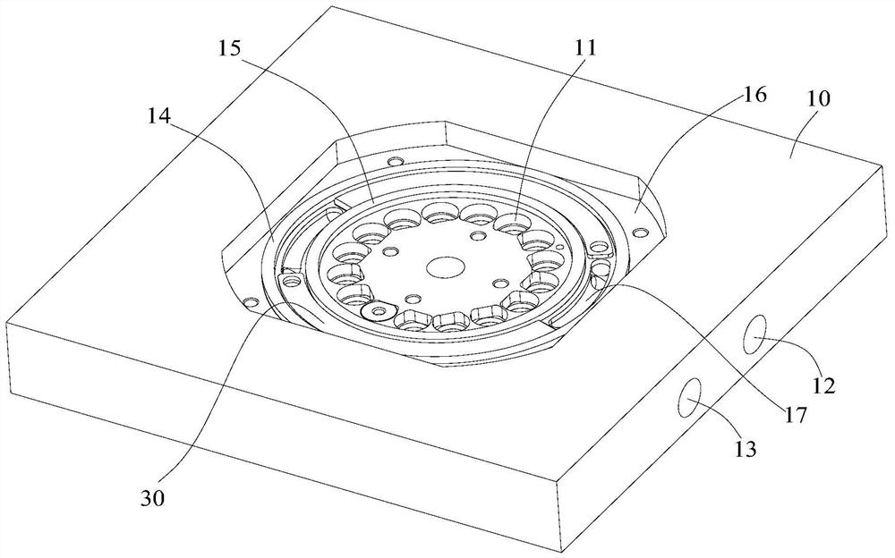 Mold plate assembly and mold