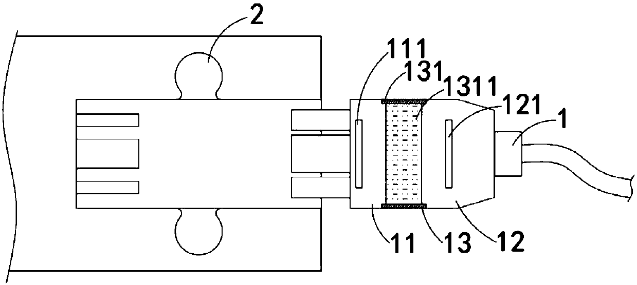 A new energy vehicle charging anti-falling mechanism