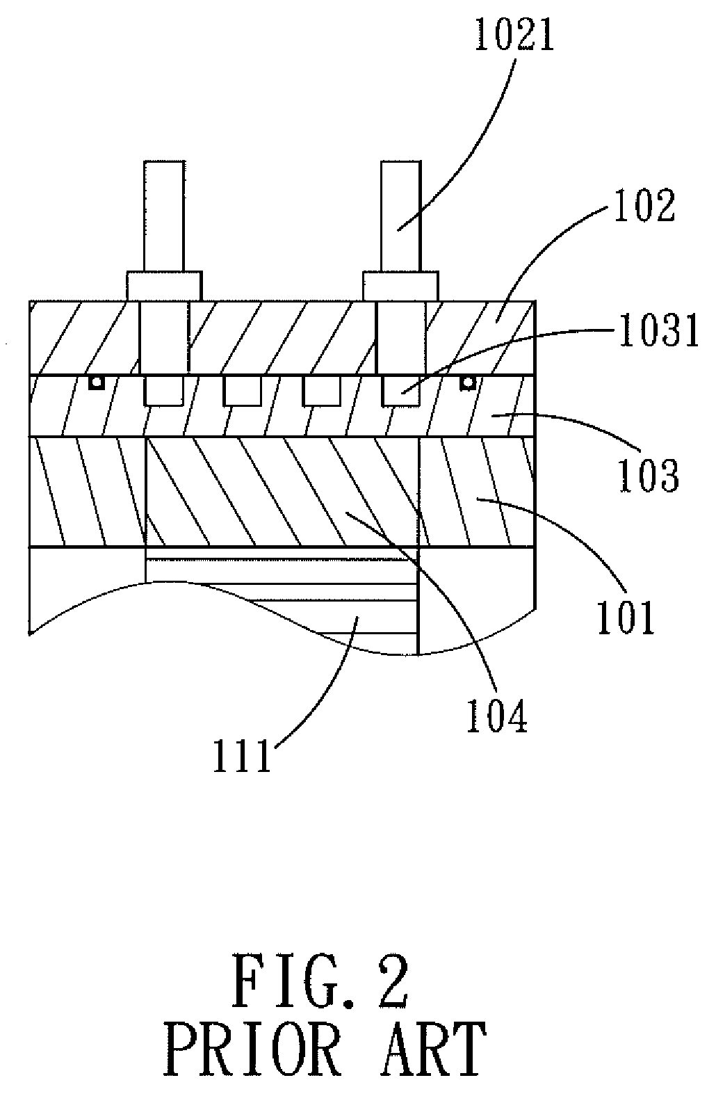 Stator for a Liquid Cooling Type Direct Drive Motor