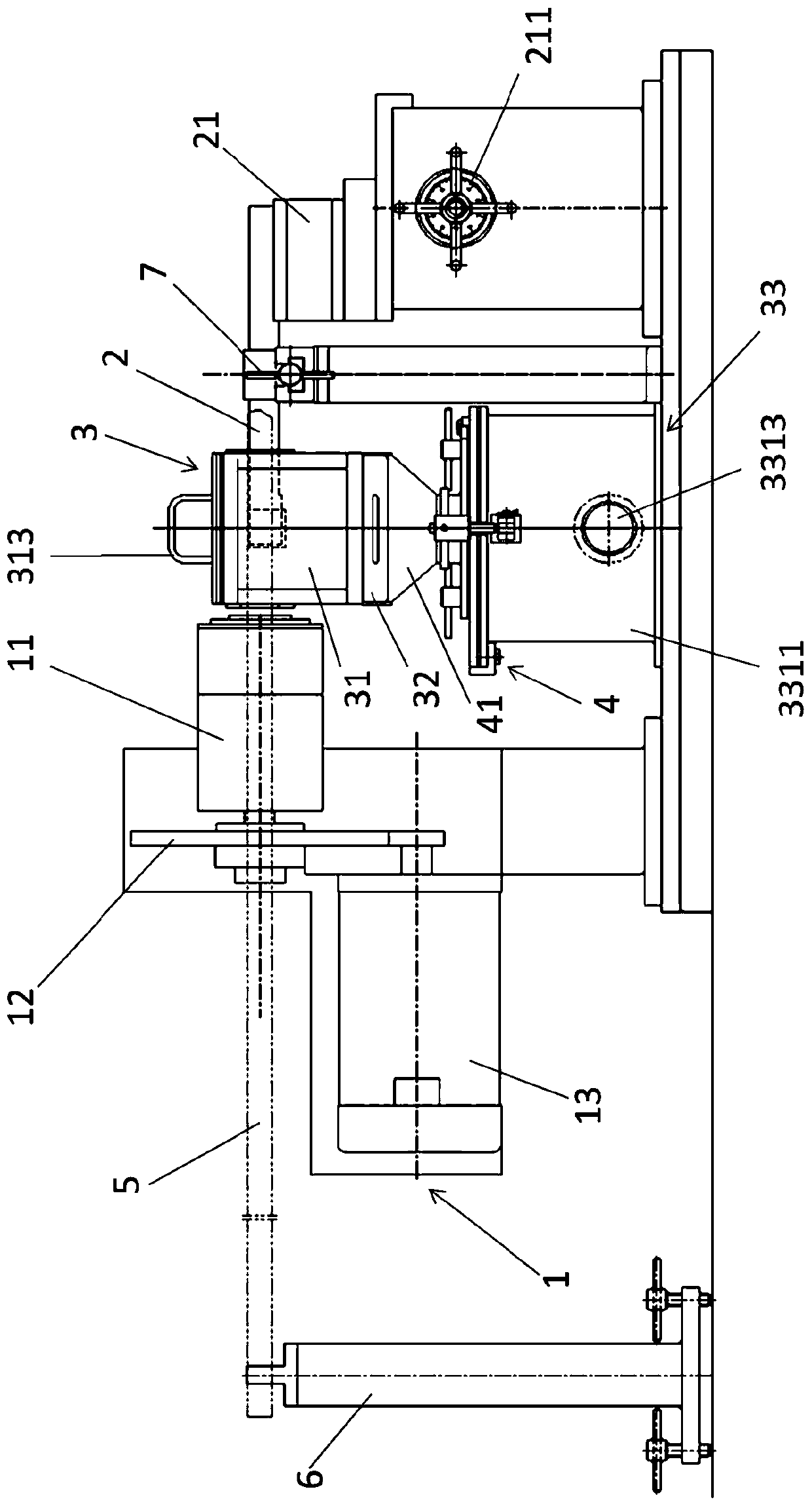 Spent fuel rod hot cell cutting device