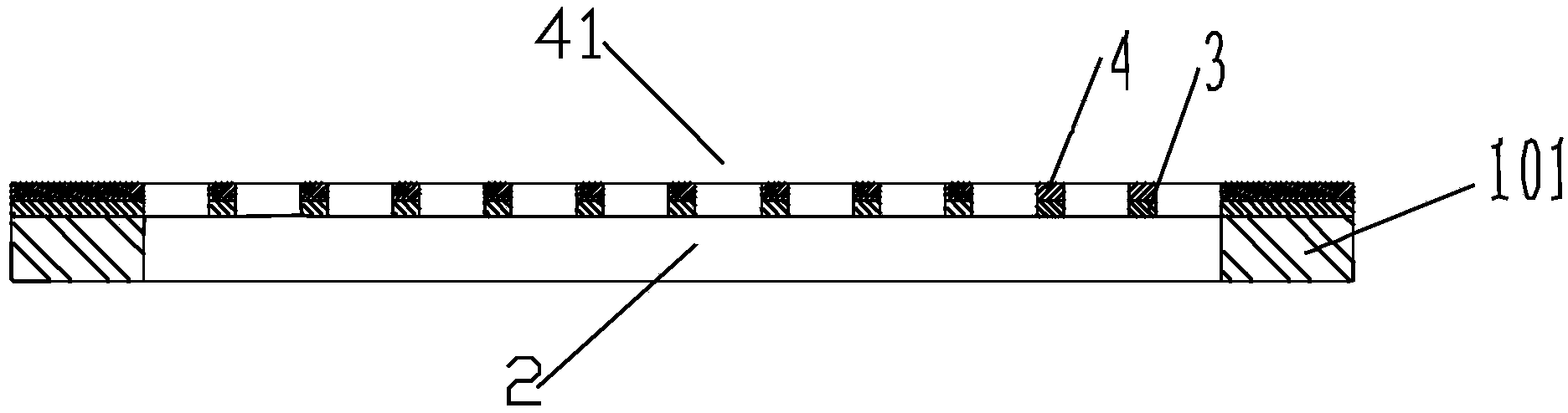 Novel fine metal mask plate for producing organic light emitting diode (OLED) display panel and fabrication method of novel fine metal mask plate