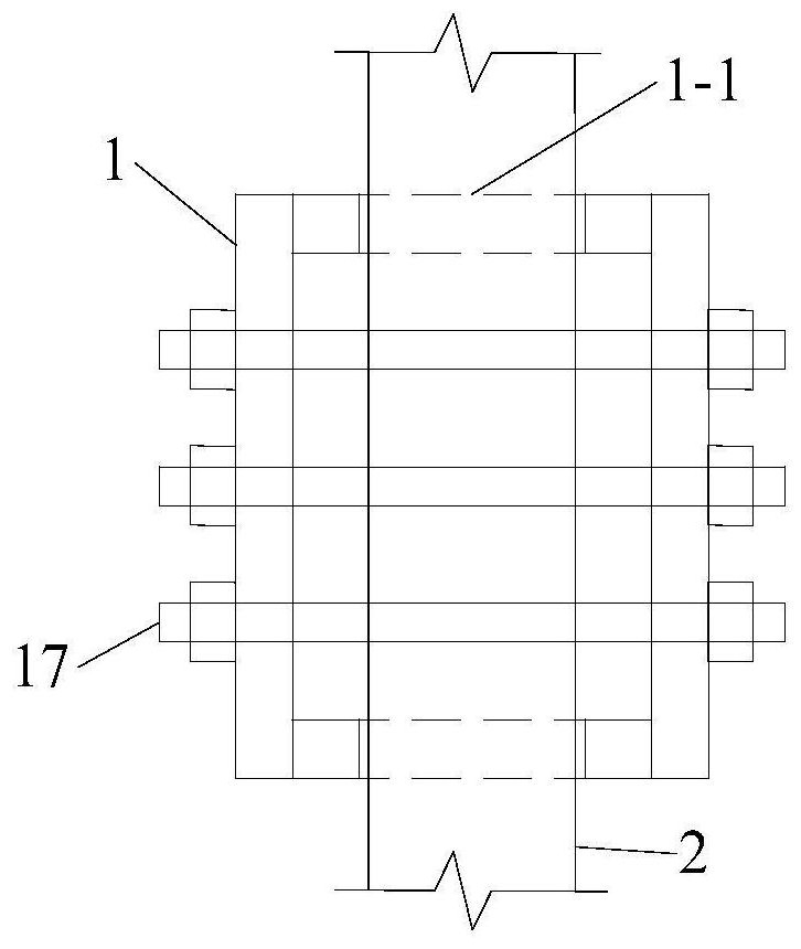 Assembled anti-instability test loading device for T-beam and its experimental method