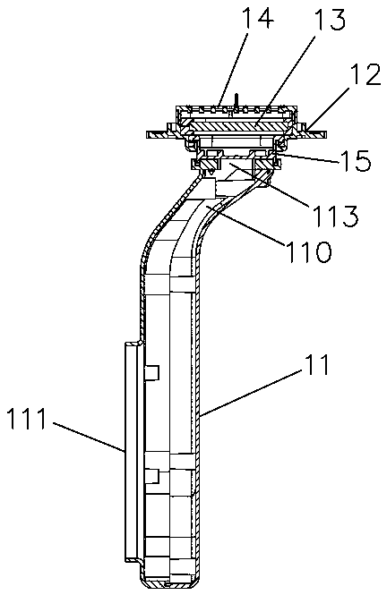 Gas-liquid purification hot-air circulation device and clothes care device