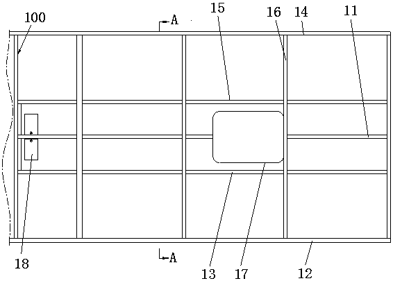 Roof frame structure with single-layer and double-layer roof combination of two-stage stepper