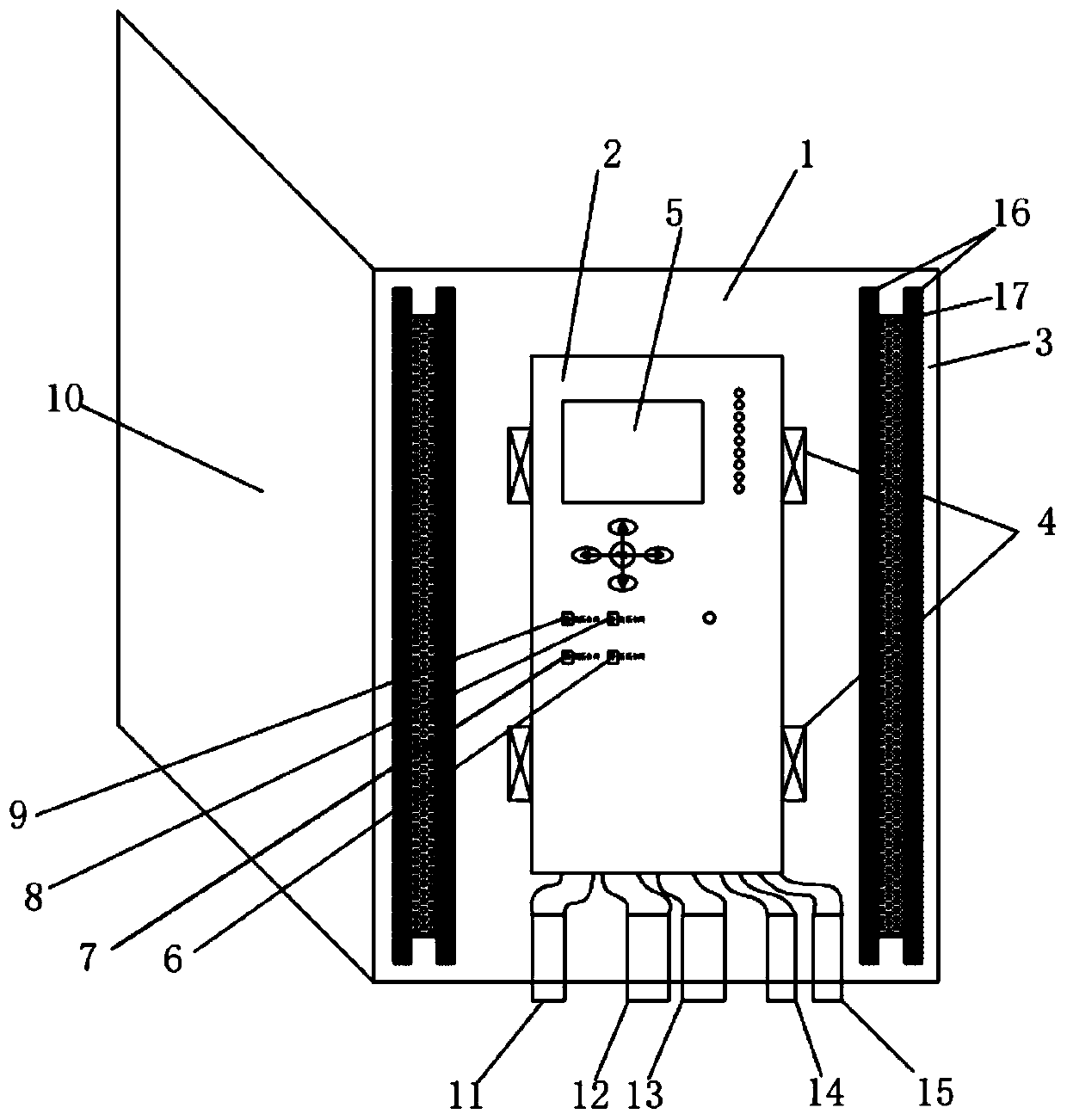 High-/low-voltage switch intelligent control system, controller and control method