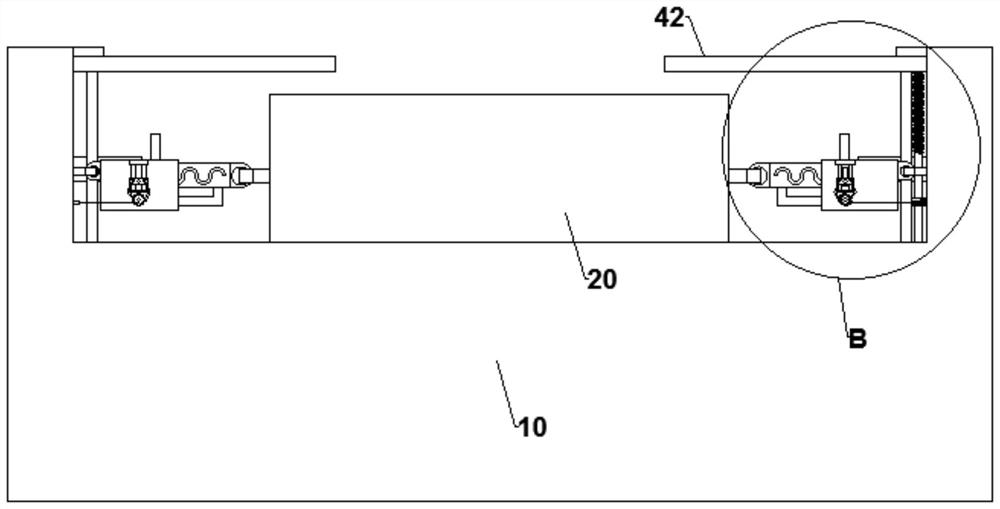 A self-reactive anti-fall beam structure