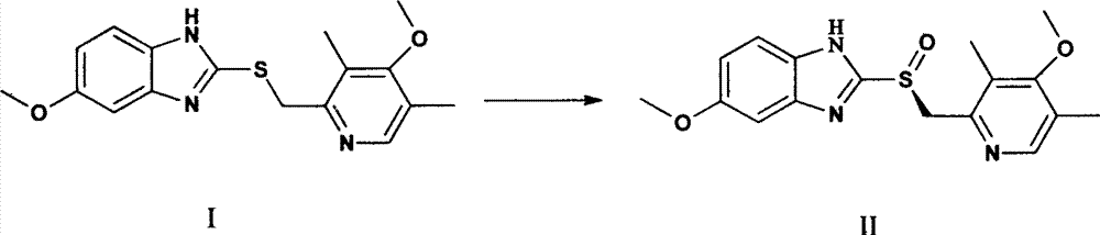 Production method of high-optical-purity esomeprazole