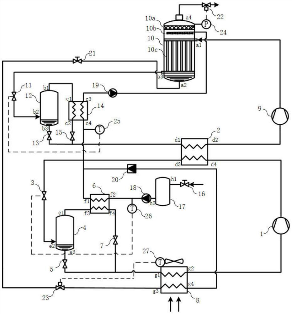 Frostless air source cascade heat pump steam generator and operation method thereof