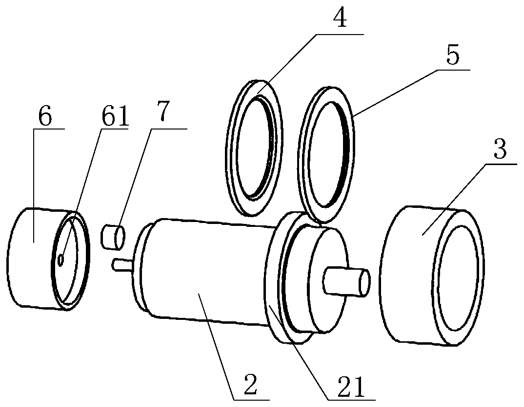 Projectile-fuse connection structure and initiation device