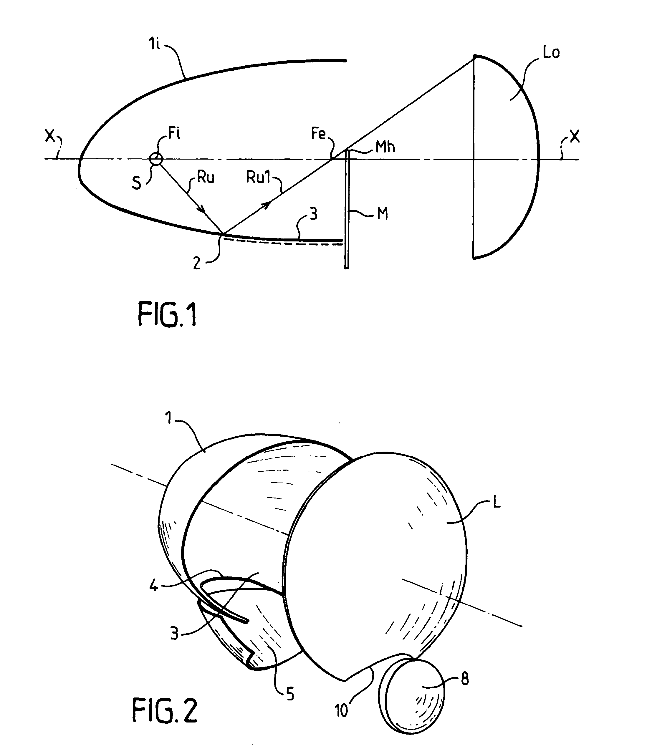 Headlight with several functions for motor vehicles