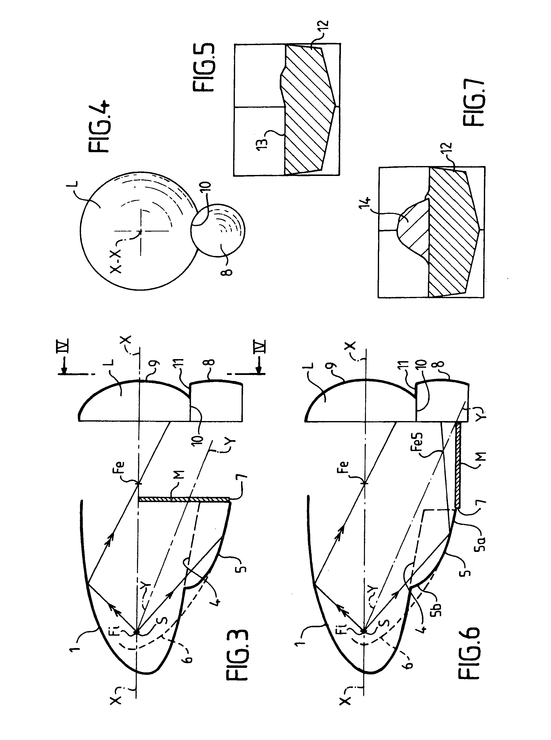 Headlight with several functions for motor vehicles