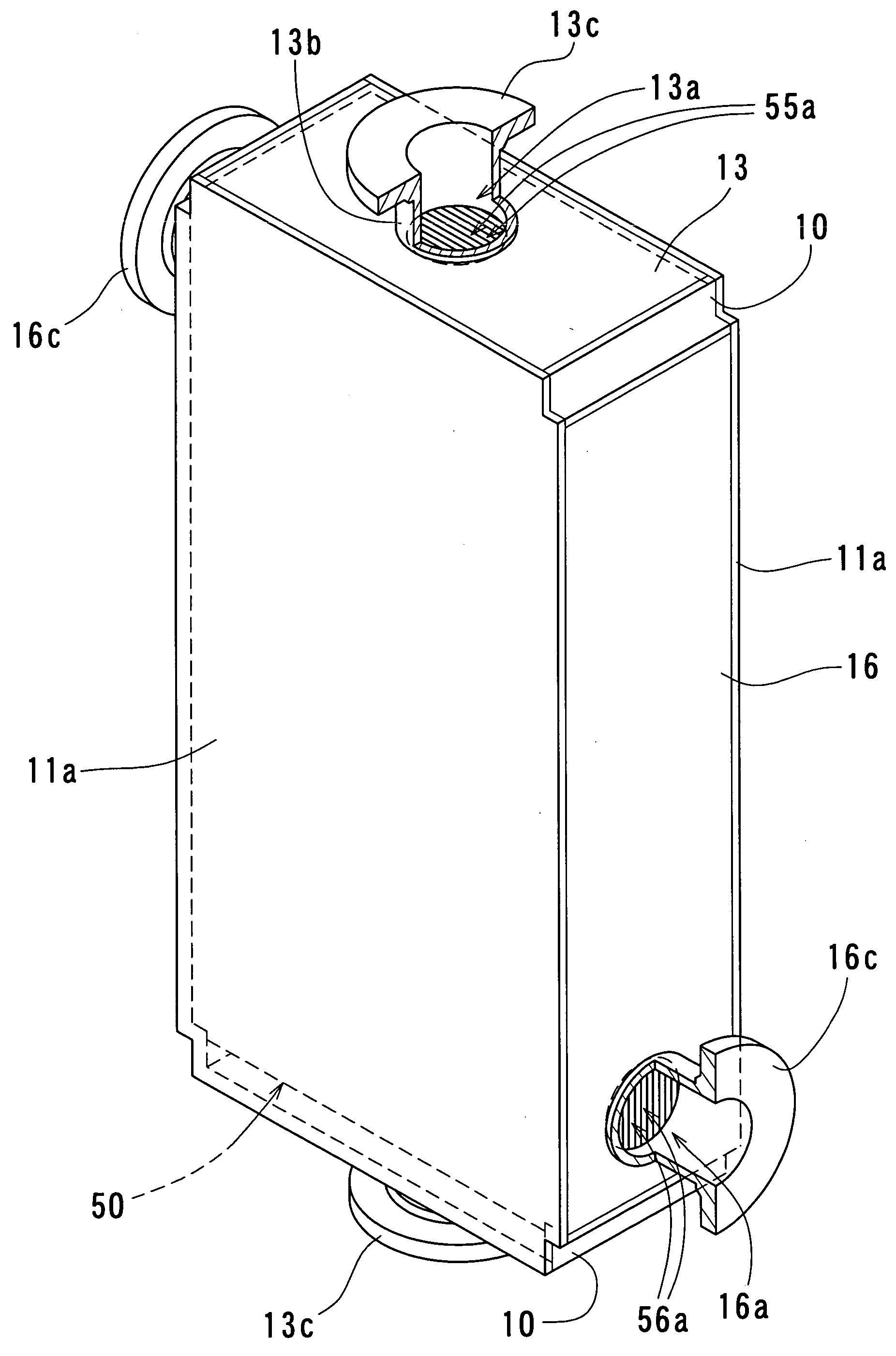 Outer shell structure for a heat exchanger