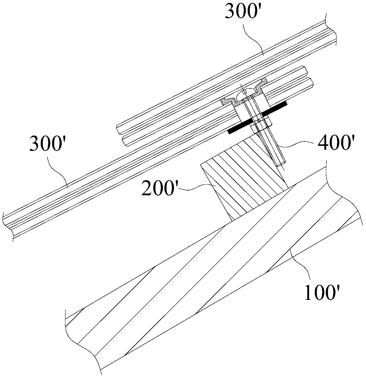Photovoltaic tile mounting device and system