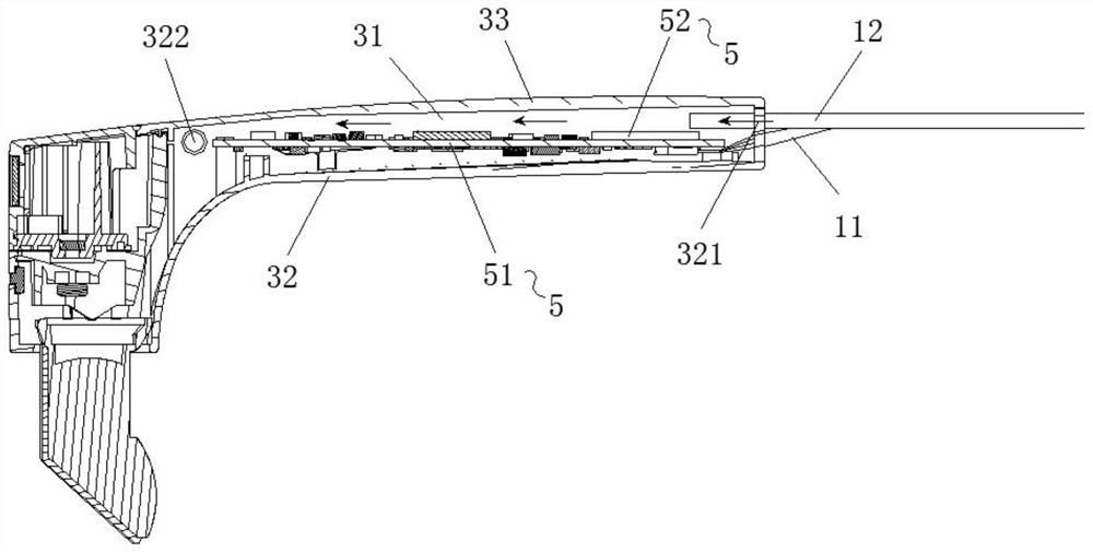 Waterproof heat dissipation device and intelligent glasses