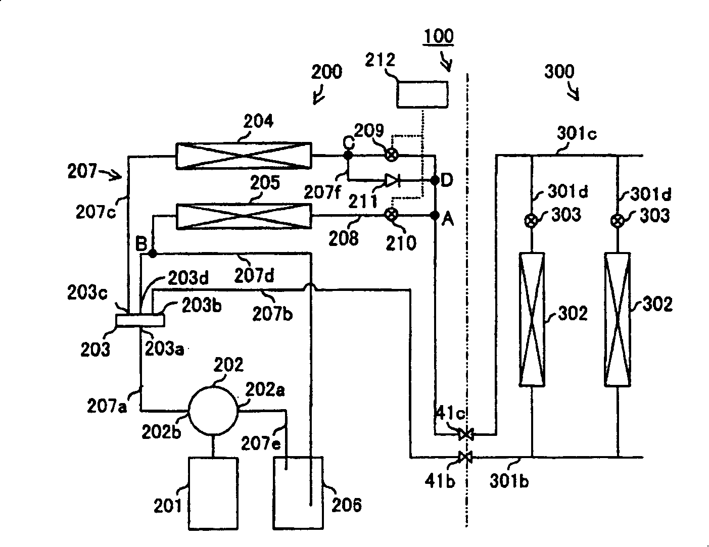 Engine-driven air conditioning machine