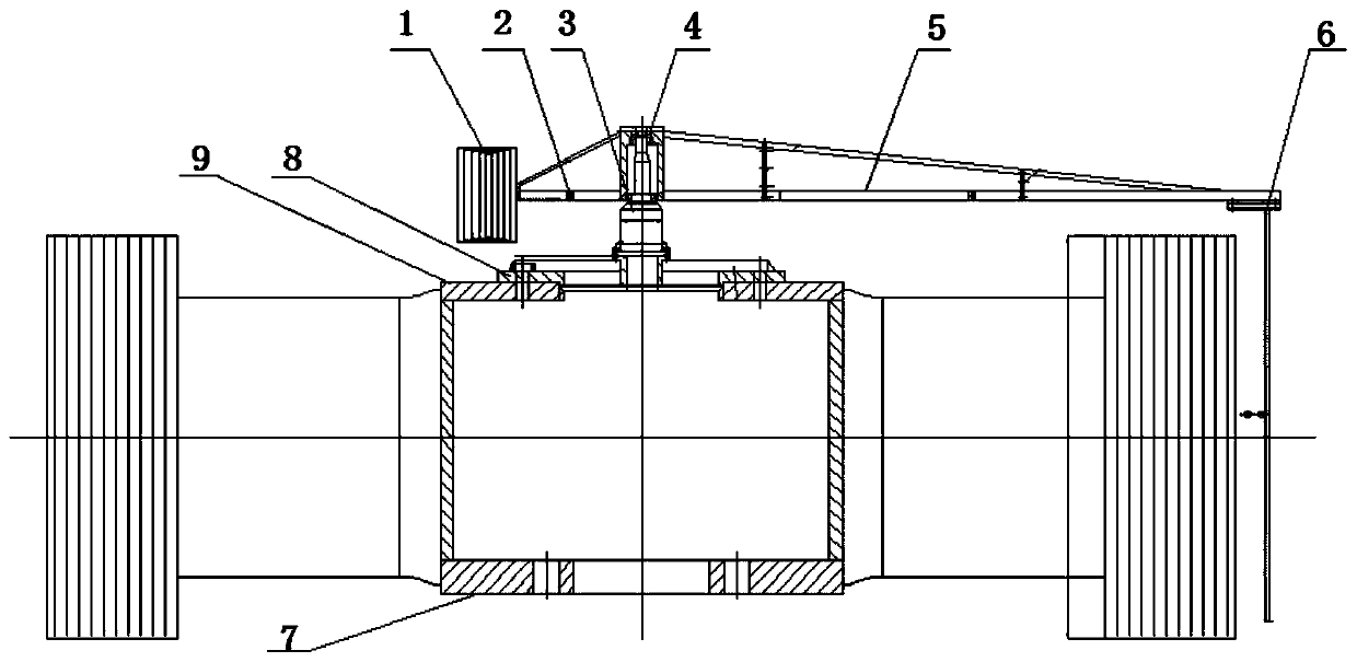 Method for centering roundness measuring frame of vertical shaft umbrella type hydro-generator rotor