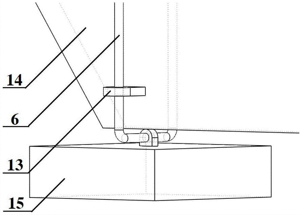 A pontoon type waterproof curtain device