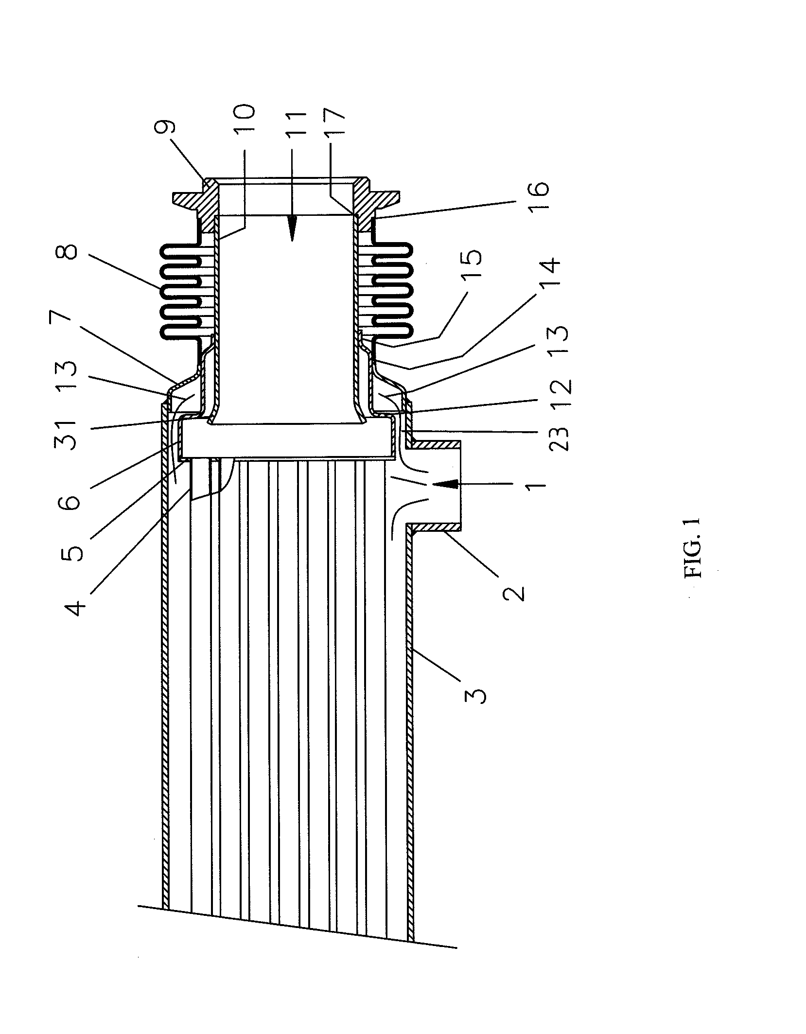 Exhaust gas inlet structure of an exhaust gas recirculation cooler
