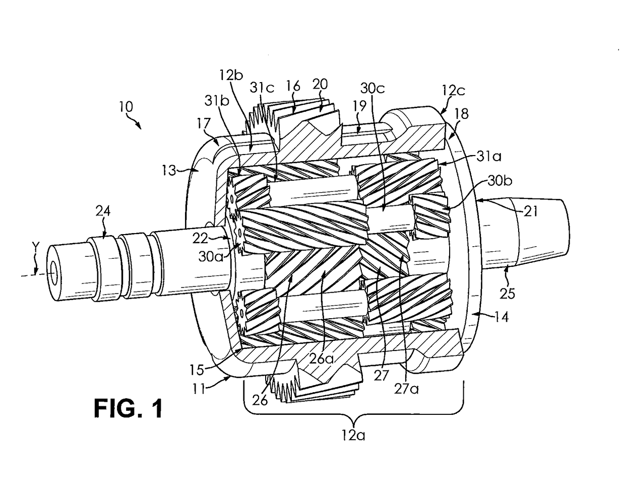 Limited slip inter-axle differential